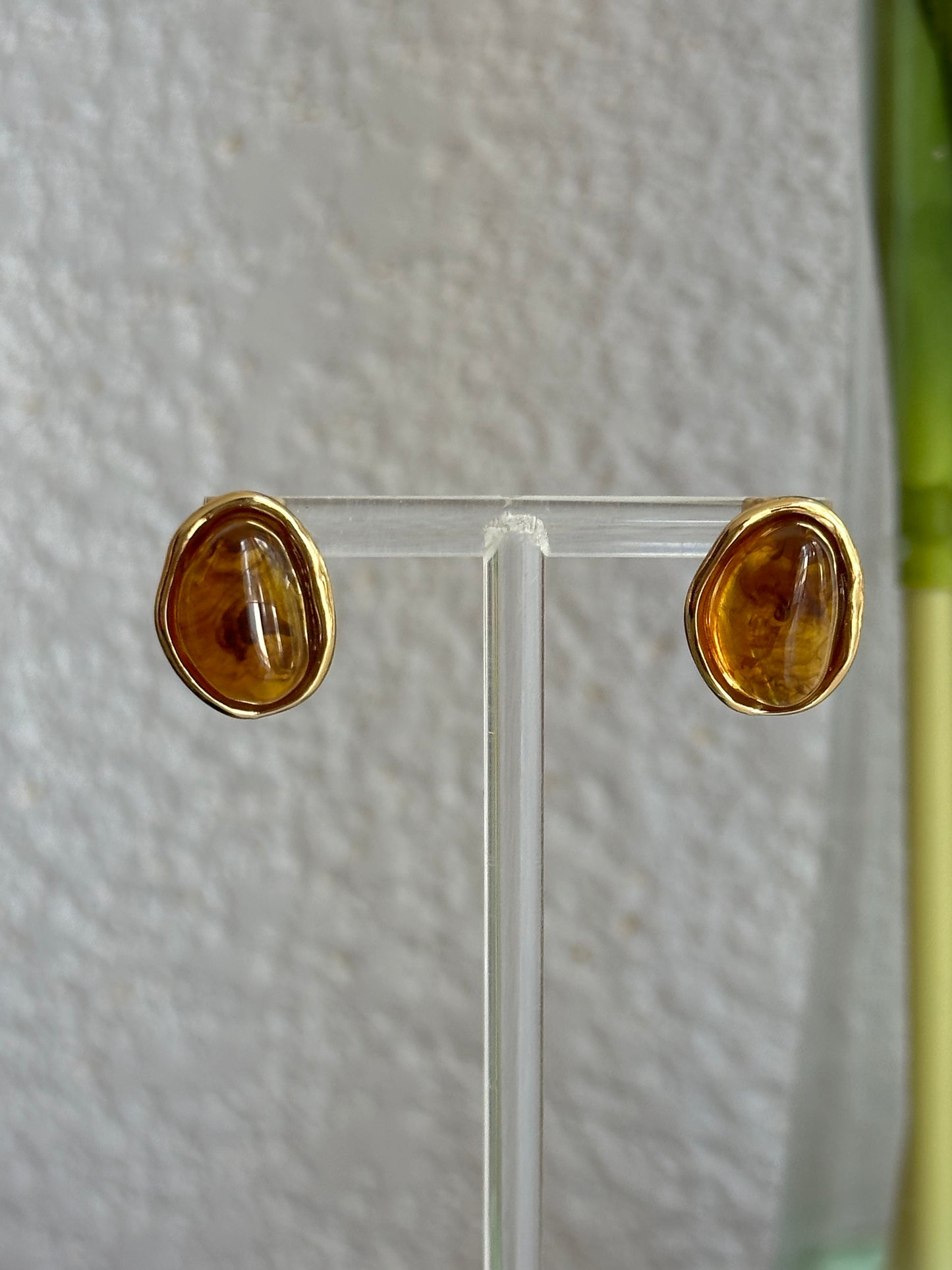 Arete ámbar