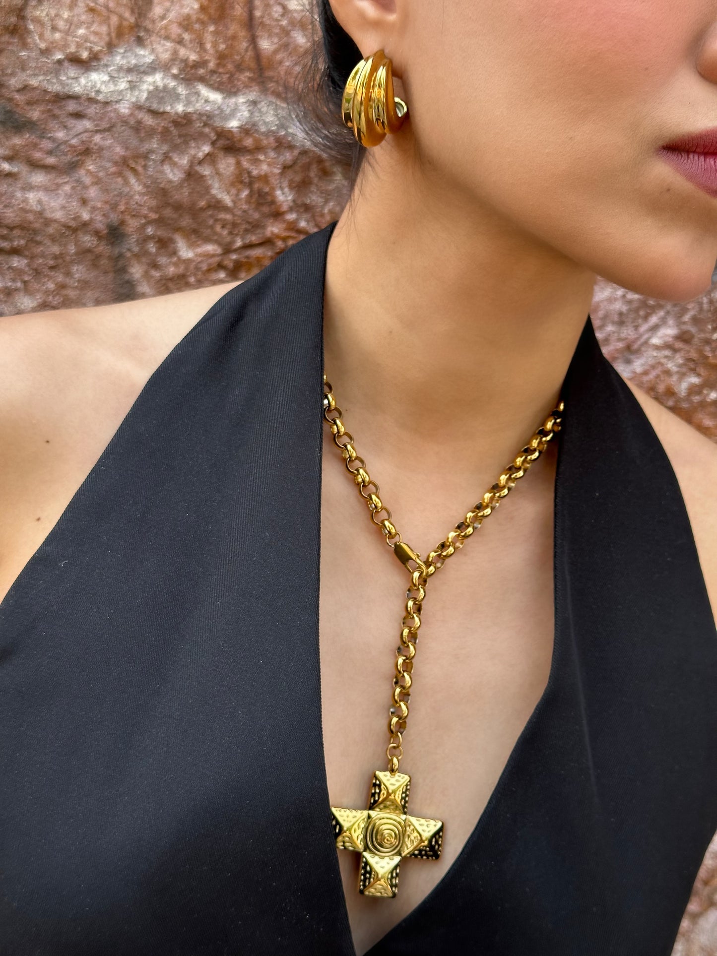 collar chunky cruz ajustable
