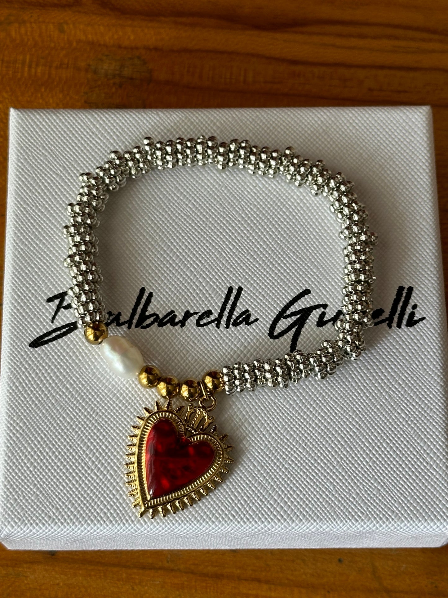 Pulsera Corazón Rey