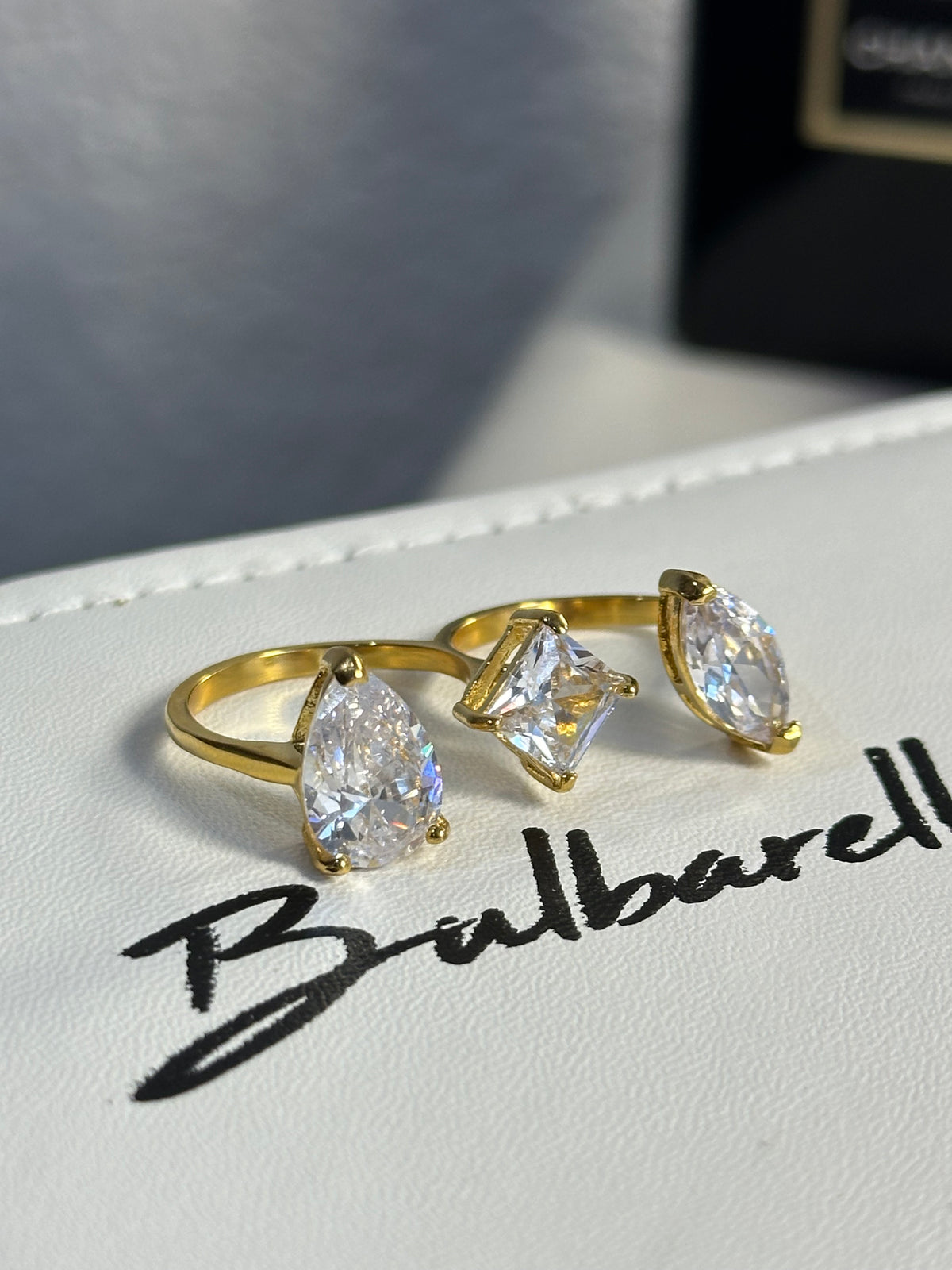 Anillo Doble Cristal