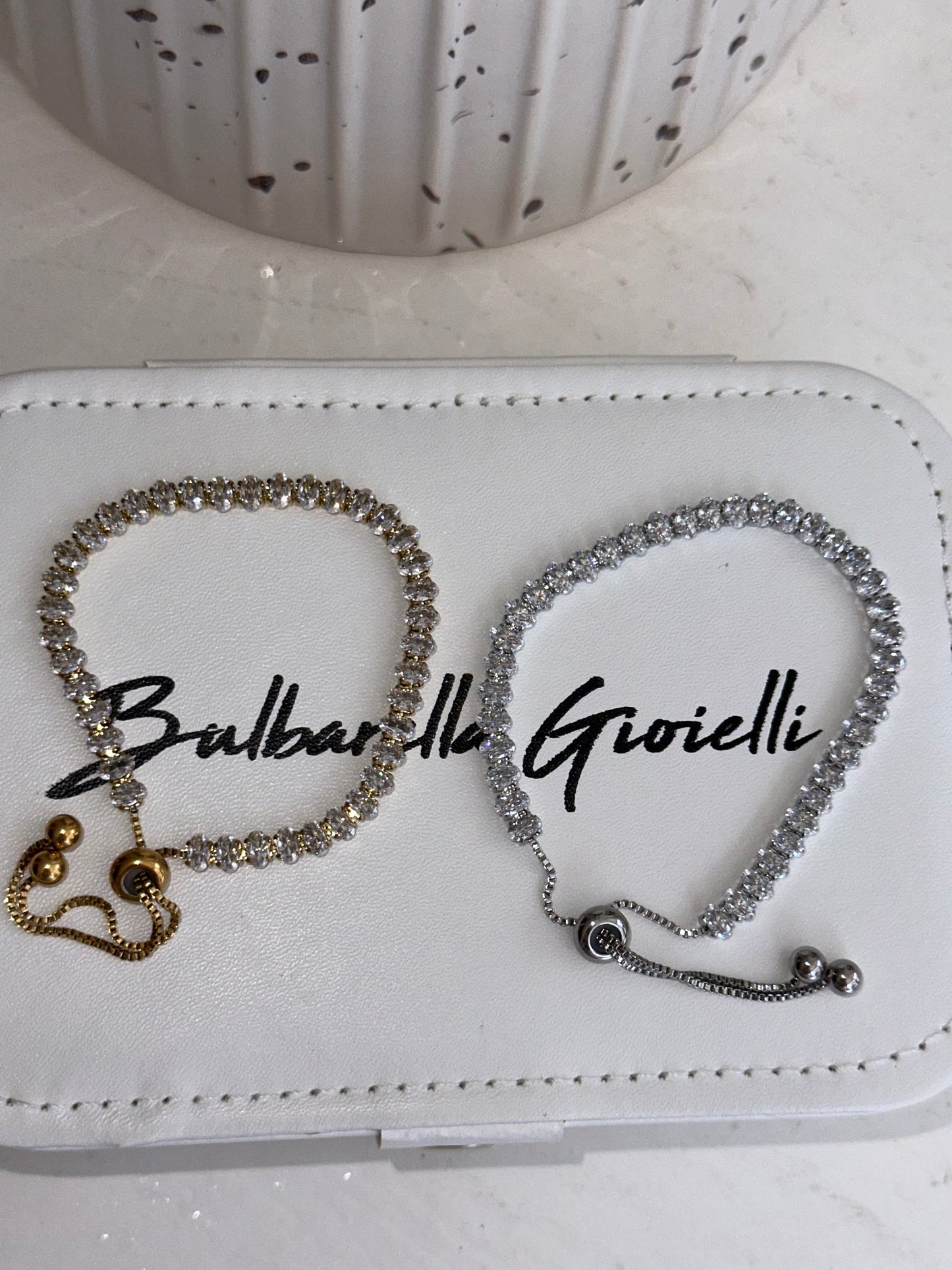 Pulsera Corbatín Cristales