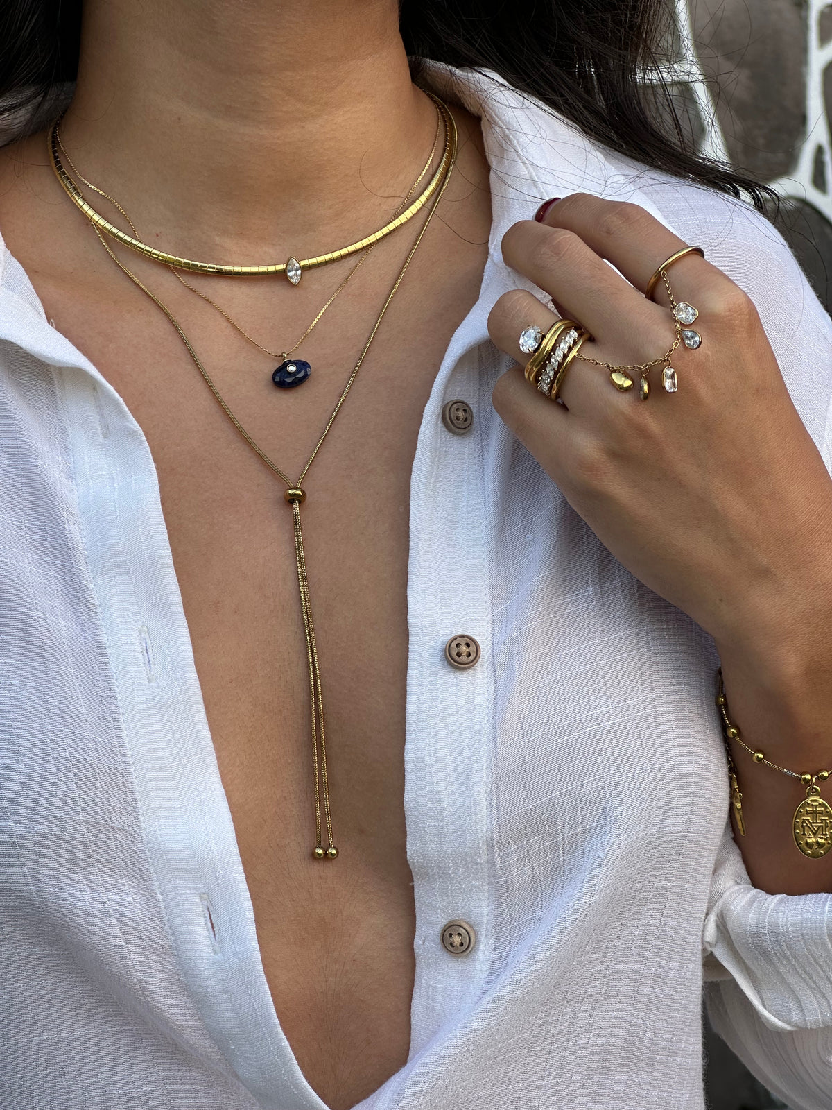 Anillo Half Churum