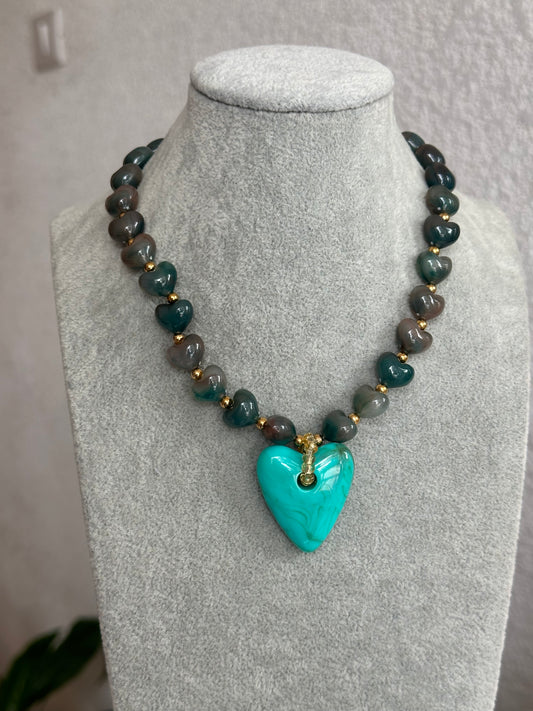 Collar Natali azul