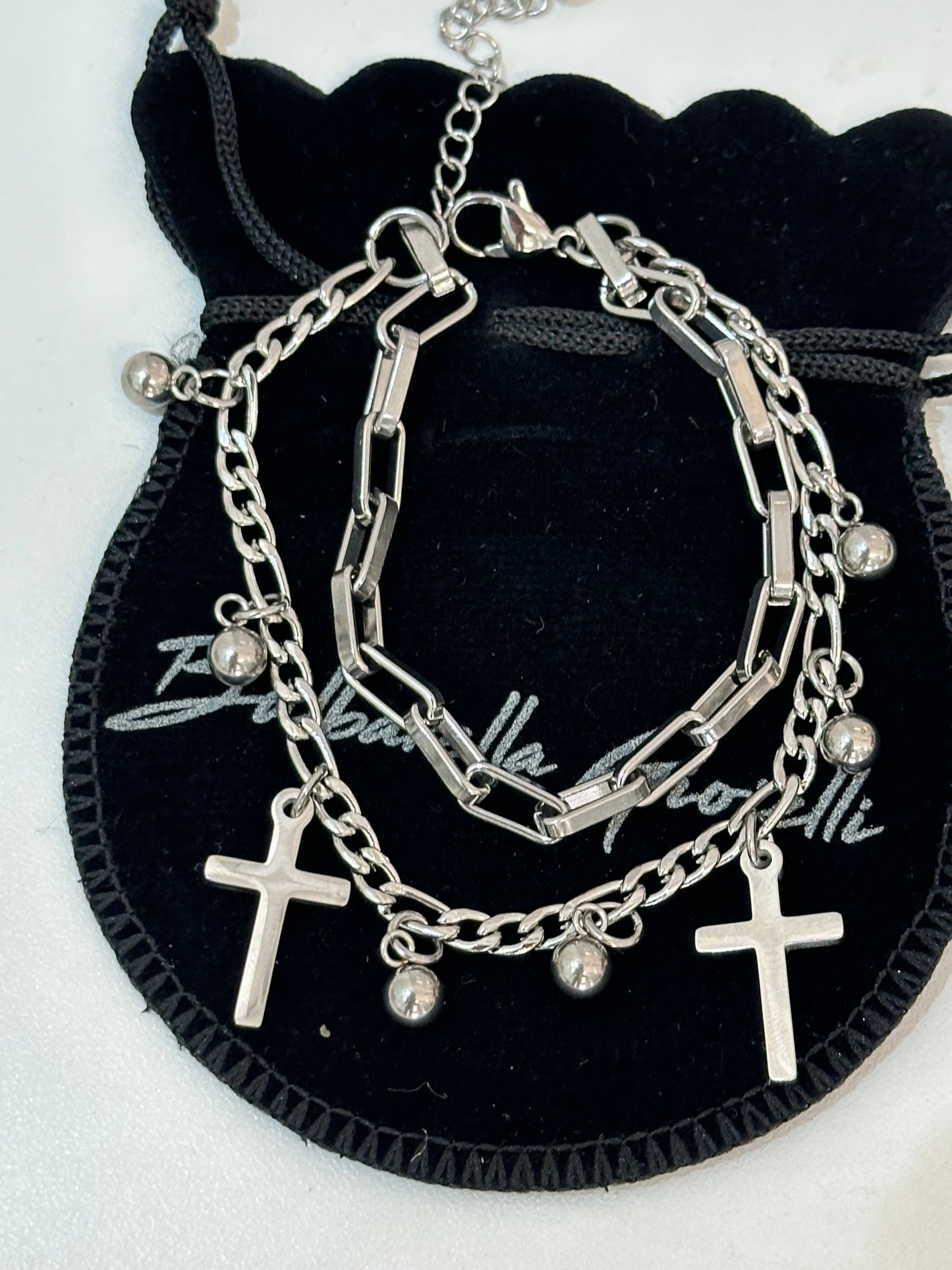 Pulsera Dijes Cruz